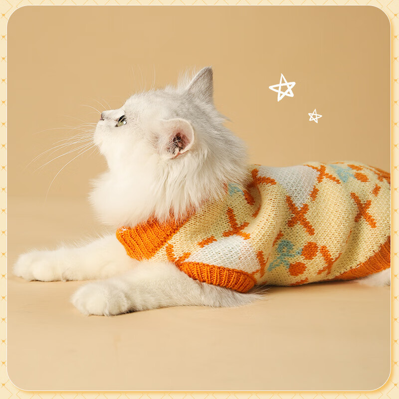 Cute Cat Warm and Comfortable Knitted Sweater for Autumn and Winter