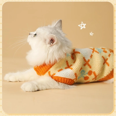 Cute Cat Warm and Comfortable Knitted Sweater for Autumn and Winter 02