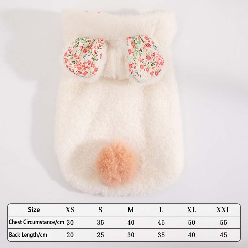Thickened Warm Dog Fur Coat for Winter