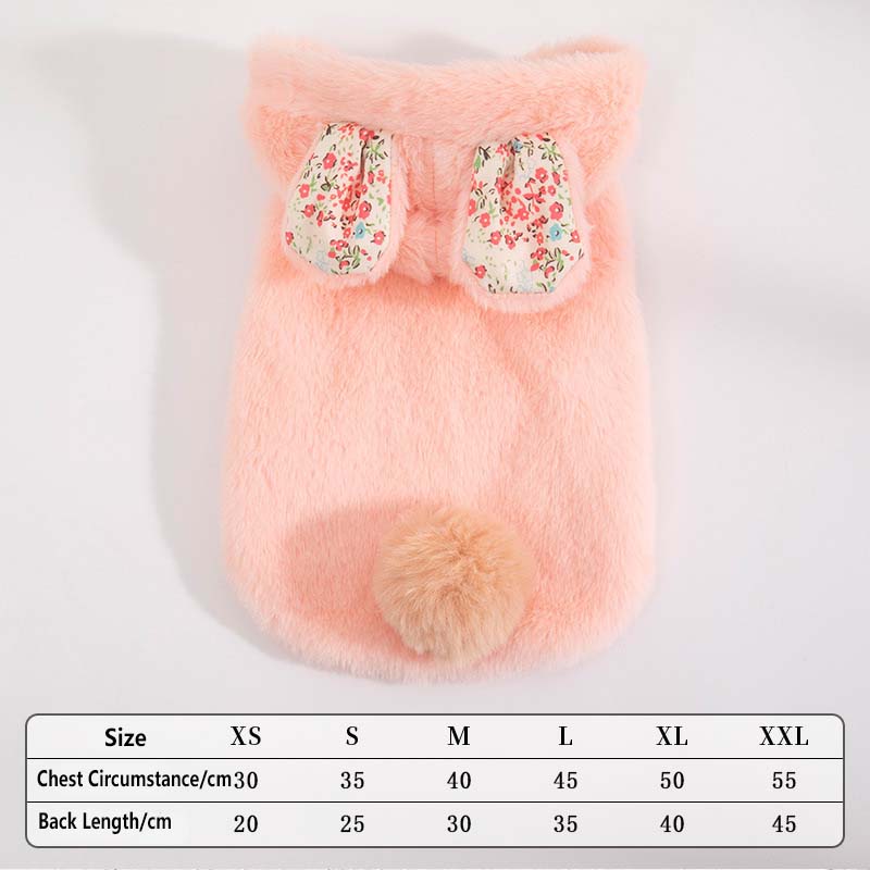 Thickened Warm Dog Fur Coat for Winter