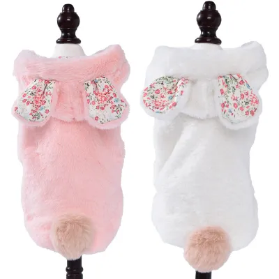 Thickened Warm Dog Fur Coat for Winter 01