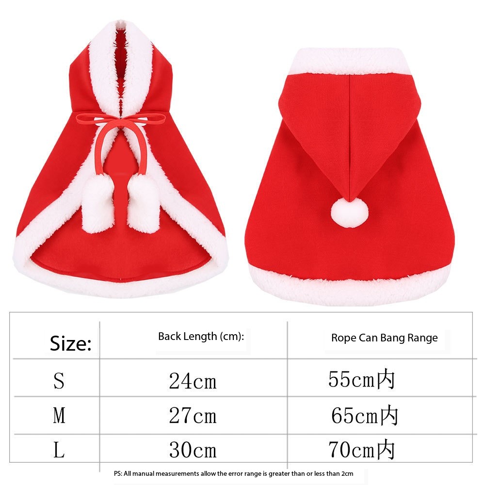 Fashion Cute Winter Christmas Dog Clothes Coat for Dogs, Cats, Puppies