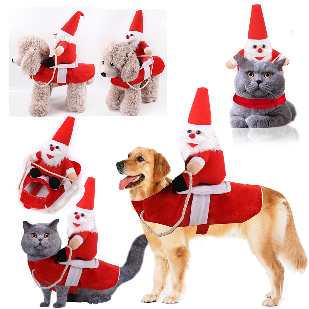 Fashion Cute Winter Christmas Dog Clothes Coat for Dogs, Cats, Puppies