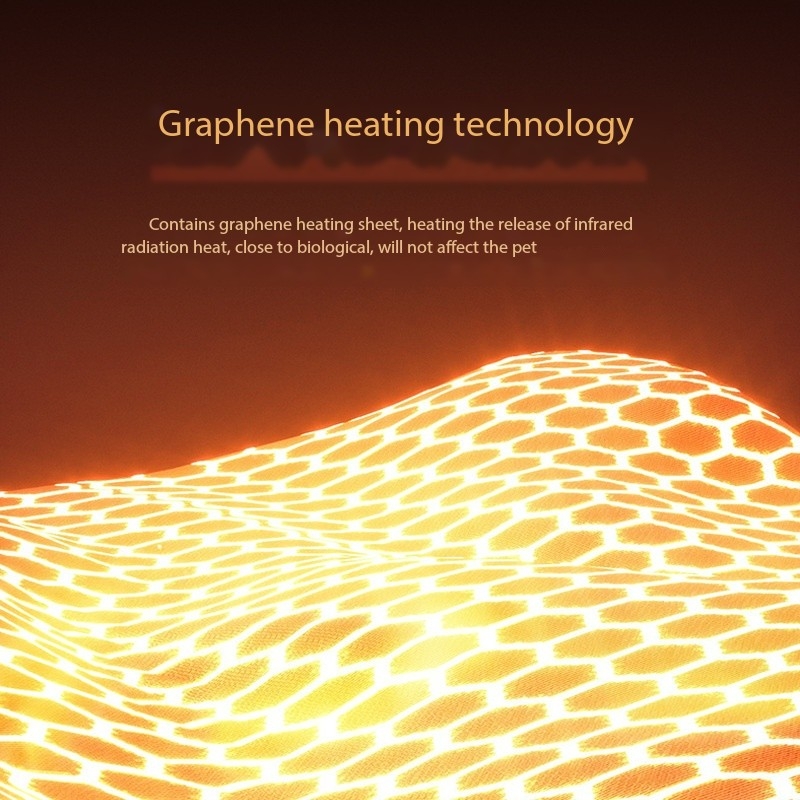 Luxury Small Dog Bed Durable Calming Heated Dog Pad