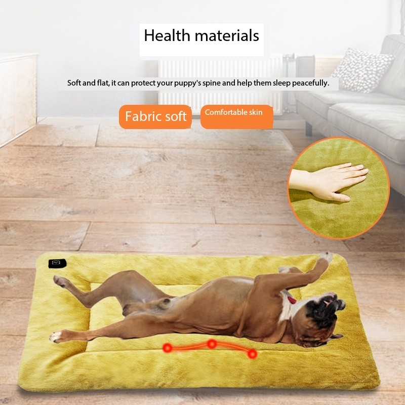 Orthopedic Dog Bed Waterproof Washable Heated Dog Pad