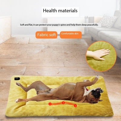 Orthopedic Dog Bed Waterproof Washable Heated Dog Pad 01