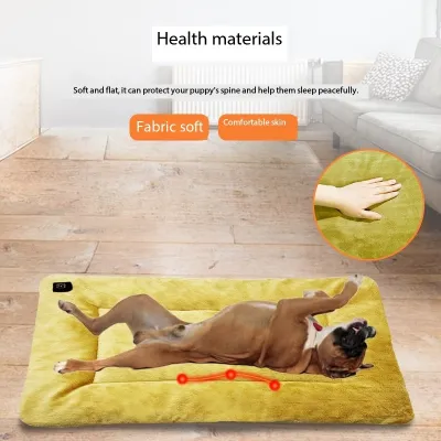 Orthopedic Dog Bed Waterproof Washable Heated Dog Pad 01