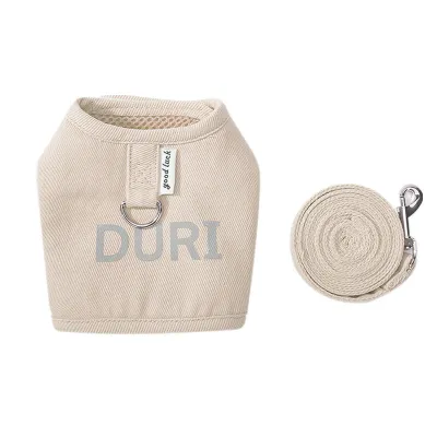 Velcro Tightly Stitched Solid Color Reflective Cat Harness Straps 01