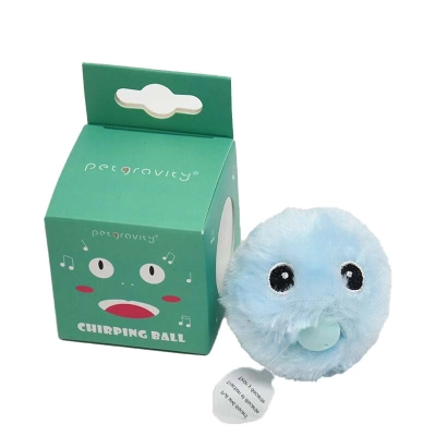 Intelligent Cat toy Self-Pleasure Relief Barking Ball Plush Funny Cat Toy Ball 01