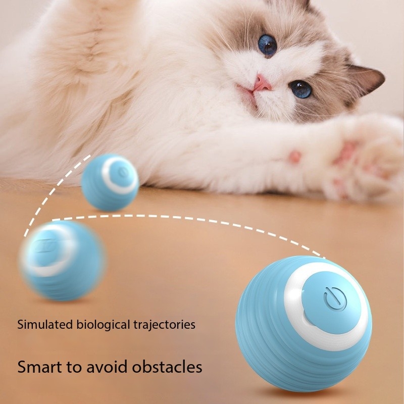 Smart New Automatic Electric Rolling Ball Toy Pet Cat Toy
