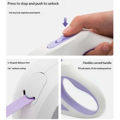 Best Fasion Light up Dog Leash for a Dog in Night 02