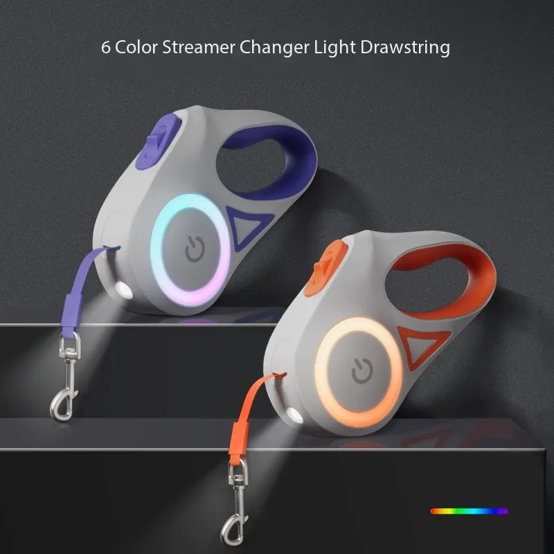 Best Fasion Light up Dog Leash for a Dog in Night