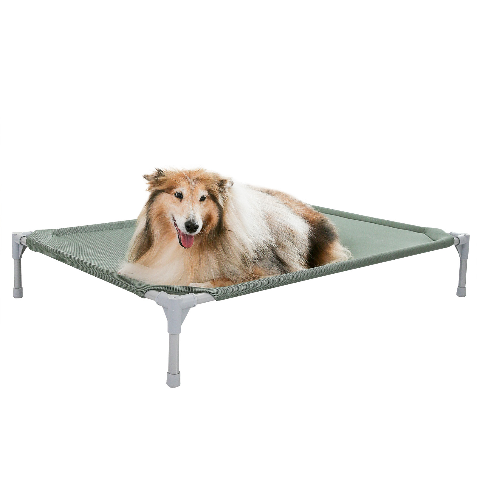 Off-The-Ground Camping Bed Elevated Pet Bed for Medium and Large Dogs