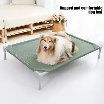 Off-The-Ground Camping Bed Elevated Pet Bed for Medium and Large Dogs 02