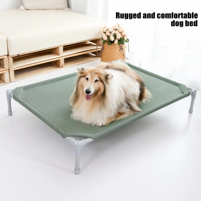 Off-The-Ground Camping Bed Elevated Pet Bed for Medium and Large Dogs 02