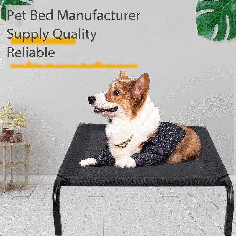 Hot Selling Breathable Removable Iron Frame Mesh Hanging Dog Bed