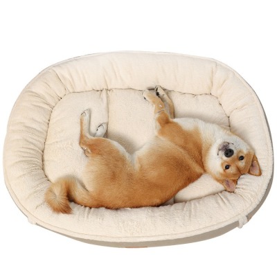 Hot Selling Cute Pet Warm Thickened Kennel Bed Sleeping Mat for Small and Medium-Sized Dogs 01