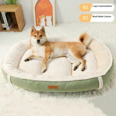 Hot Selling Cute Pet Warm Thickened Kennel Bed Sleeping Mat for Small and Medium-Sized Dogs 02