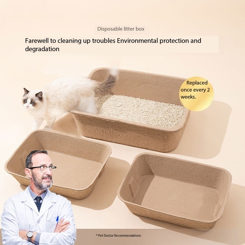 Travel Litter Box Disposable Large Litter Box