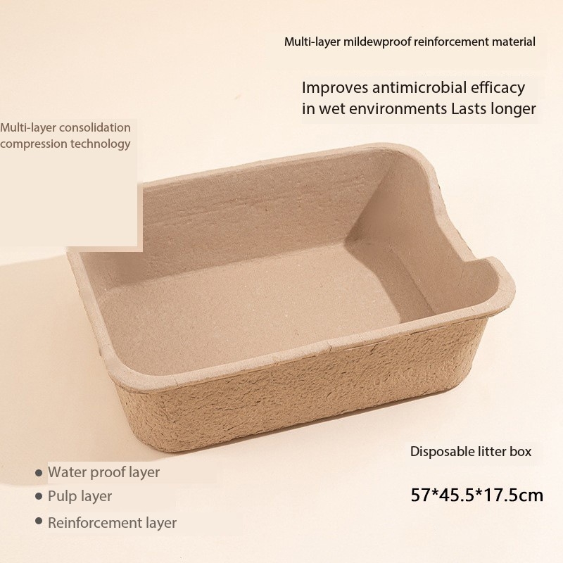 Travel Litter Box Disposable Large Litter Box