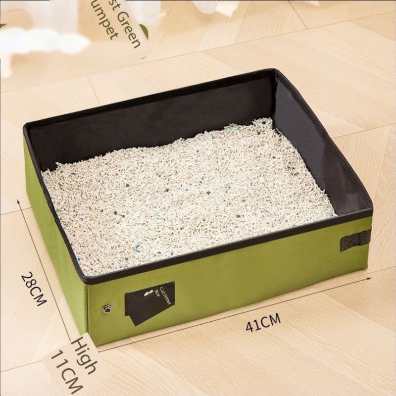 Travel Litter Box Portable Top Entry Litter Box