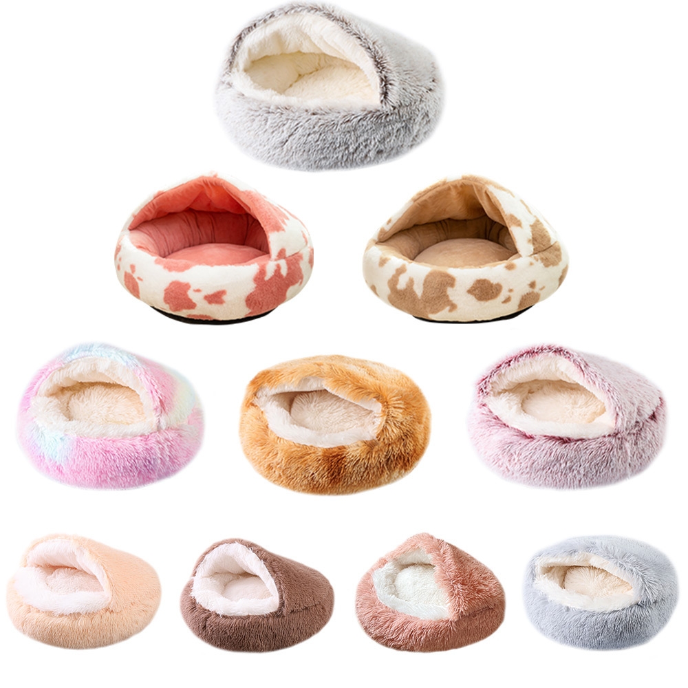 Factory Wholesale Hot Selling Luxury Soft Plush Washable Pet Cat and Dog Kennel