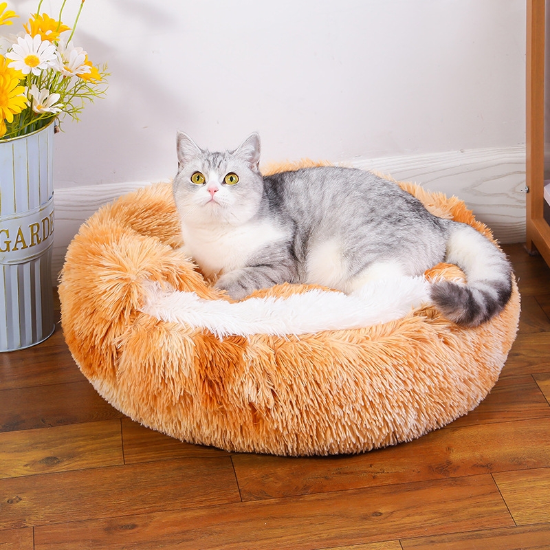 Factory Wholesale Hot Selling Luxury Soft Plush Washable Pet Cat and Dog Kennel