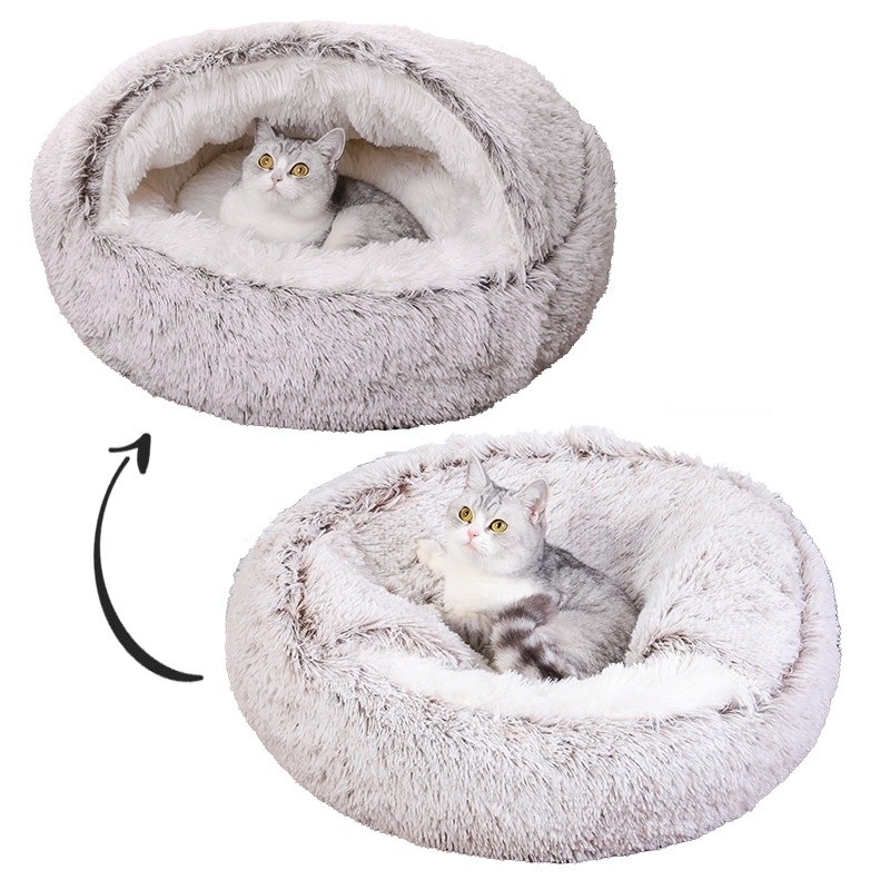 Factory Wholesale Hot Selling Luxury Soft Plush Washable Pet Cat and Dog Kennel