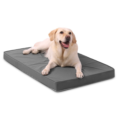 Reversible Dog Mat Anti-Bite Leather All Seasons Removable Flannel Cat Mat 01