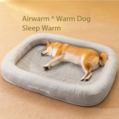 Heated Washable Memory Foam Dog Bed for Small Medium Large Cats Dogs Puppy 02