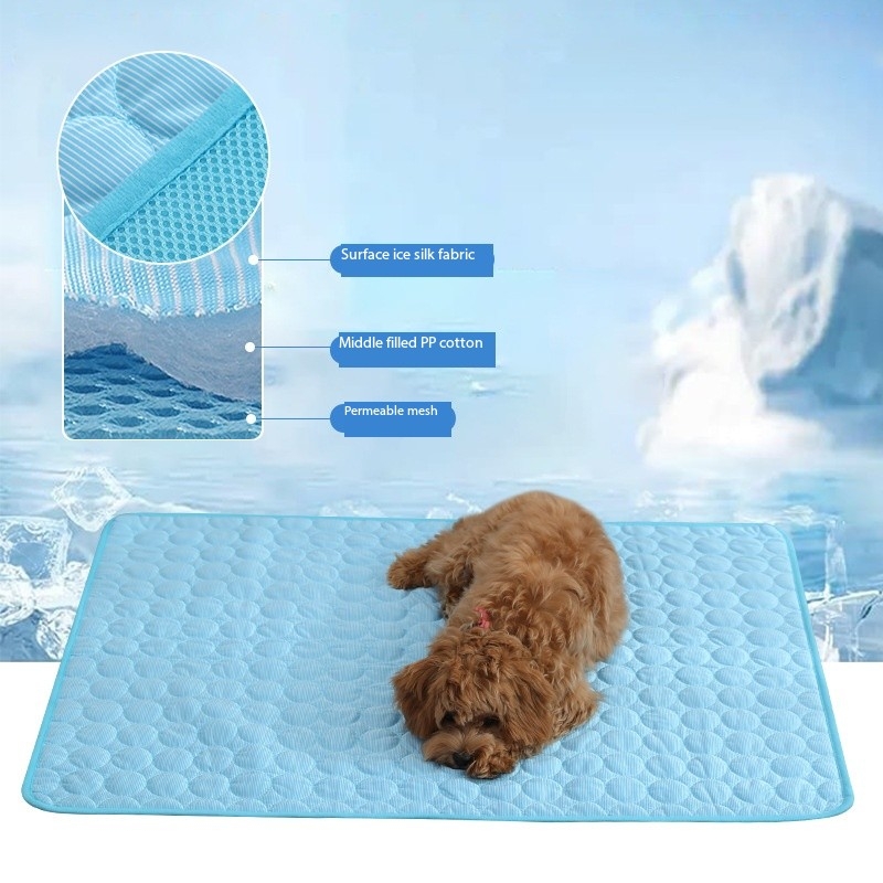 Ice Pad Pet Pad Large and Small Dogs and Cats Cooling Blanket Pet Sleeping