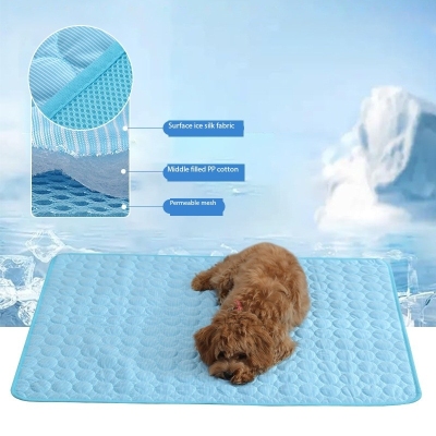 Ice Pad Pet Pad Large and Small Dogs and Cats Cooling Blanket Pet Sleeping 02