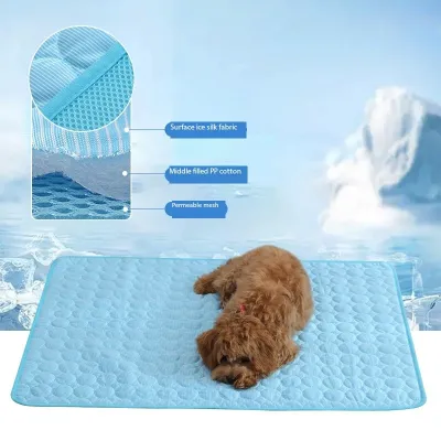 Ice Pad Pet Pad Large and Small Dogs and Cats Cooling Blanket Pet Sleeping 02