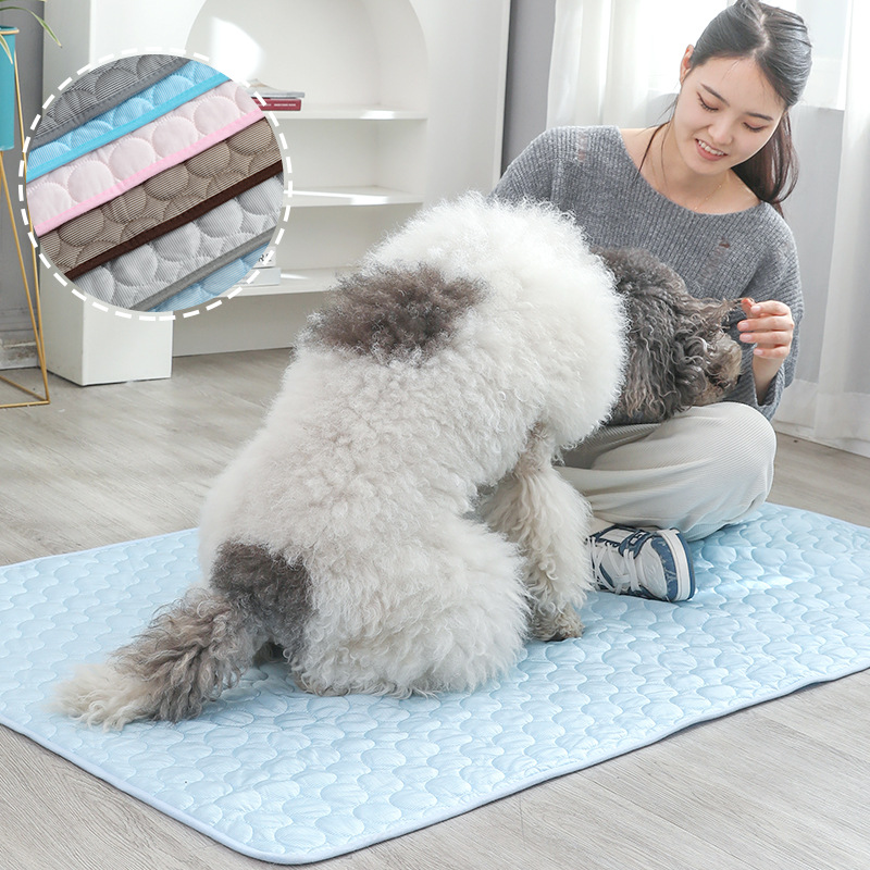 Ice Pad Pet Pad Large and Small Dogs and Cats Cooling Blanket Pet Sleeping