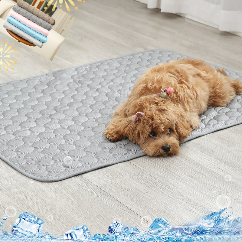 Ice Pad Pet Pad Large and Small Dogs and Cats Cooling Blanket Pet Sleeping