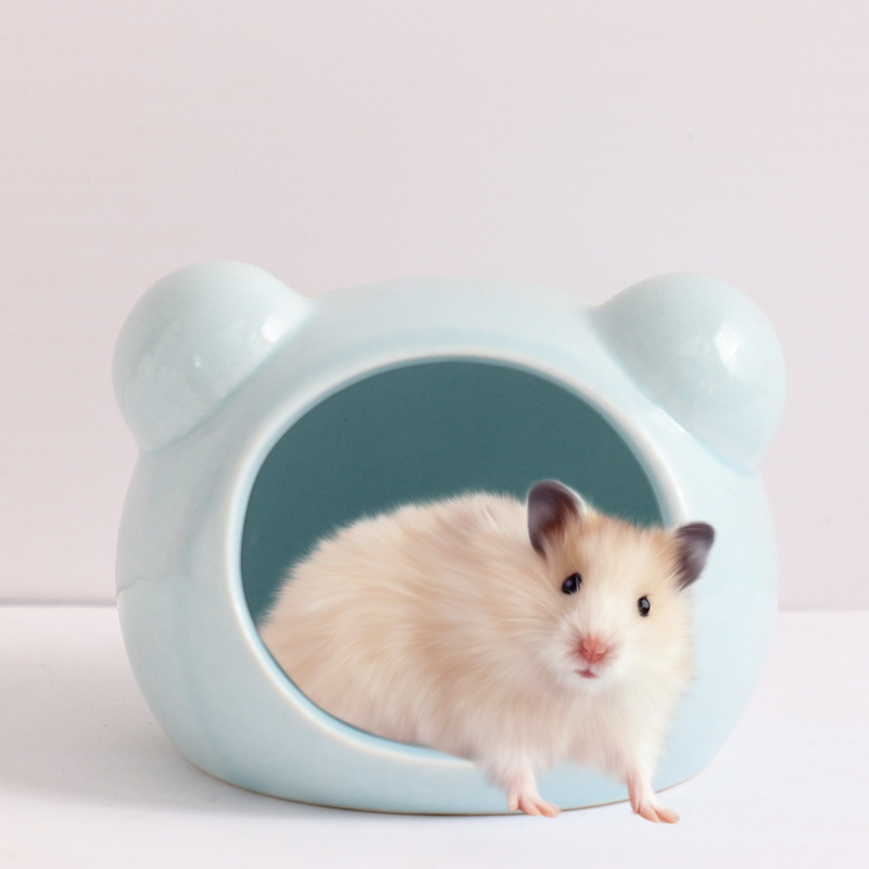 Cute Fashion Ceramic Hamster Nest Bed for Summer