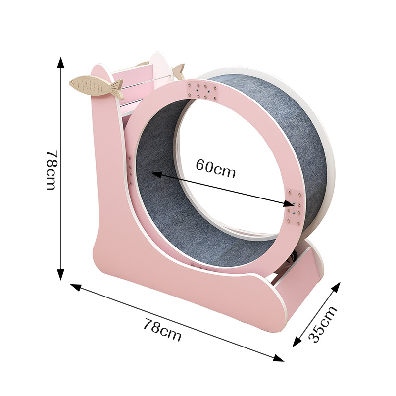 Large Cute Design Cat Treadmill Cat Exercise Running Fitness Wheel for Cats
