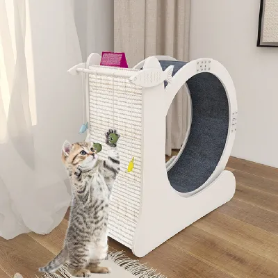 Large Cute Design Cat Treadmill Cat Exercise Running Fitness Wheel for Cats 02