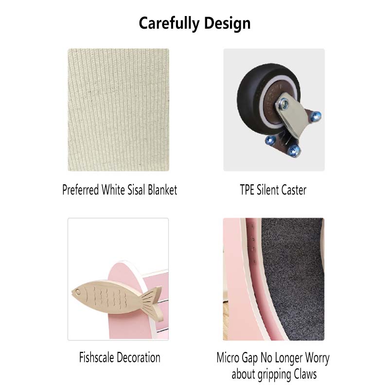 Large Cute Design Cat Treadmill Cat Exercise Running Fitness Wheel for Cats