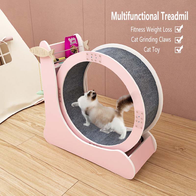 Large Cute Design Cat Treadmill Cat Exercise Running Fitness Wheel for Cats