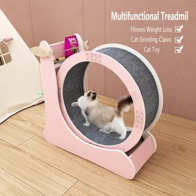 Large Cute Design Cat Treadmill Cat Exercise Running Fitness Wheel for Cats 01