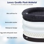 Giant Fur Plufl Human Dog Bed for Humans