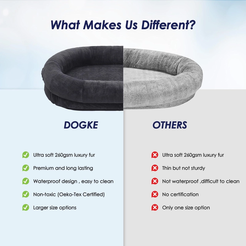 Human Bed Human Sized Dog Bed Giant Plufl Human Dog Bed for Humans
