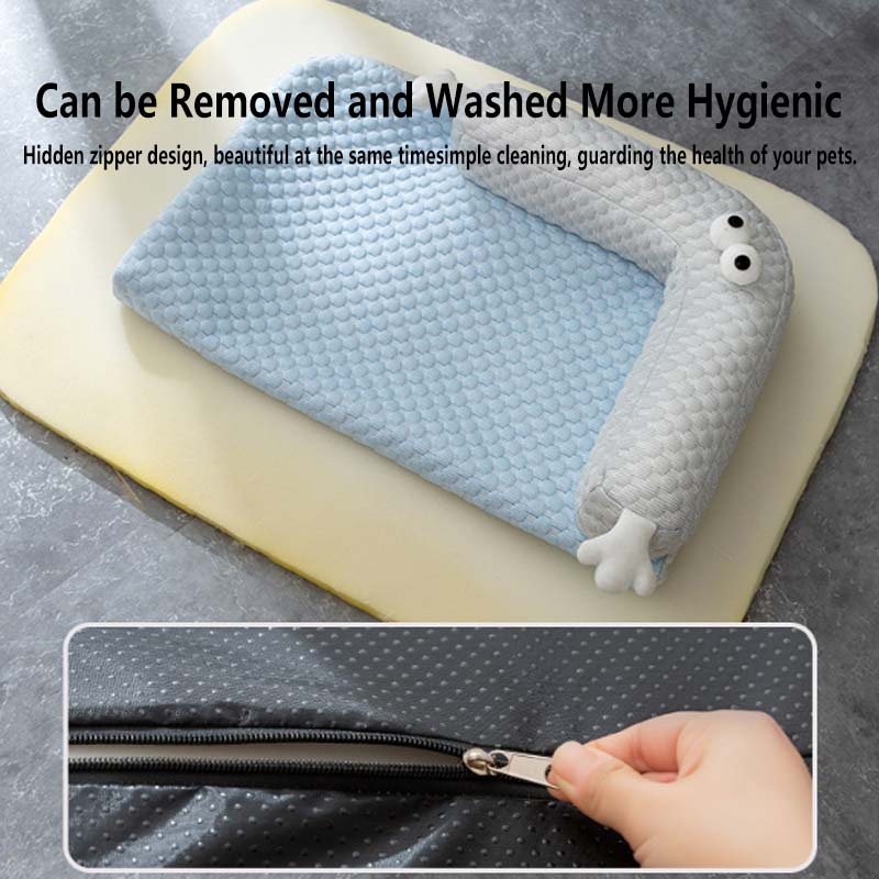 Cooling Puppy Pet Bed Undestroyable Dog Mat for Dog, Puppy and Cat