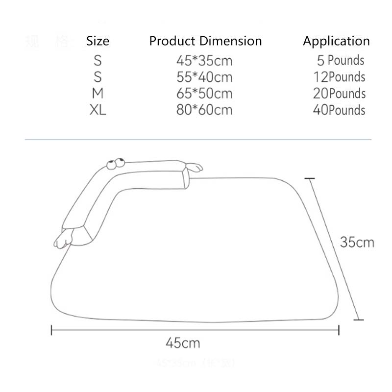 Cooling Puppy Pet Bed Undestroyable Dog Mat for Dog, Puppy and Cat