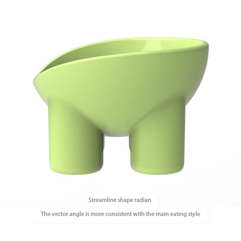 Raised Dog Bowls Dog Feeder Ceramic Pet Bowl with 3-legs for Cat and Dog