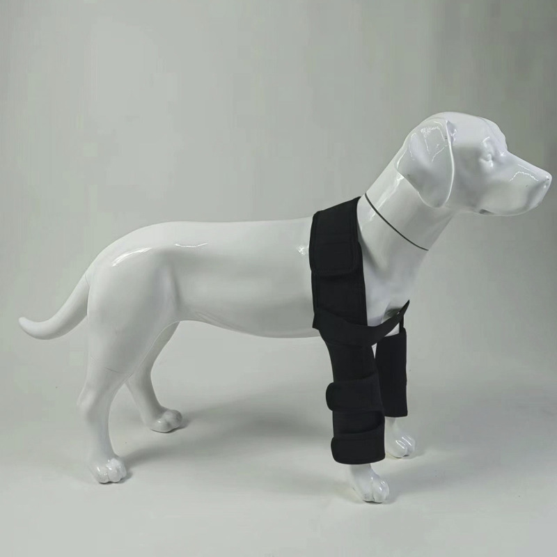 Classic Dog Front Leg Arthritis Brace Black