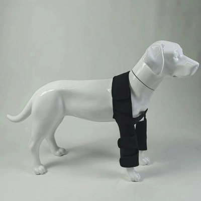 Classic Dog Front Leg Arthritis Brace Black 02
