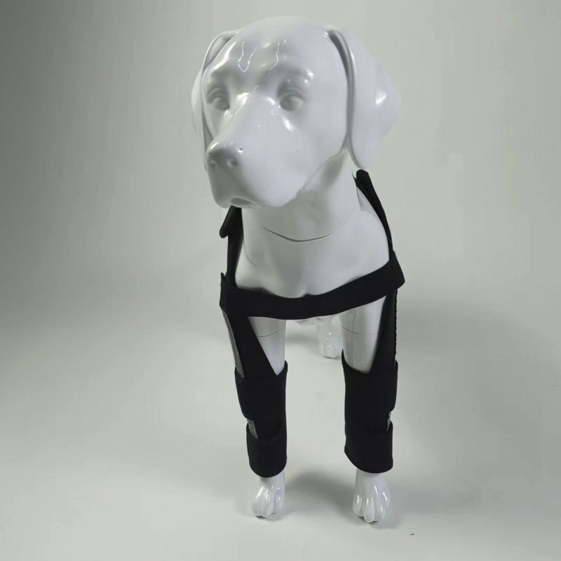Classic Dog Front Leg Arthritis Brace Black