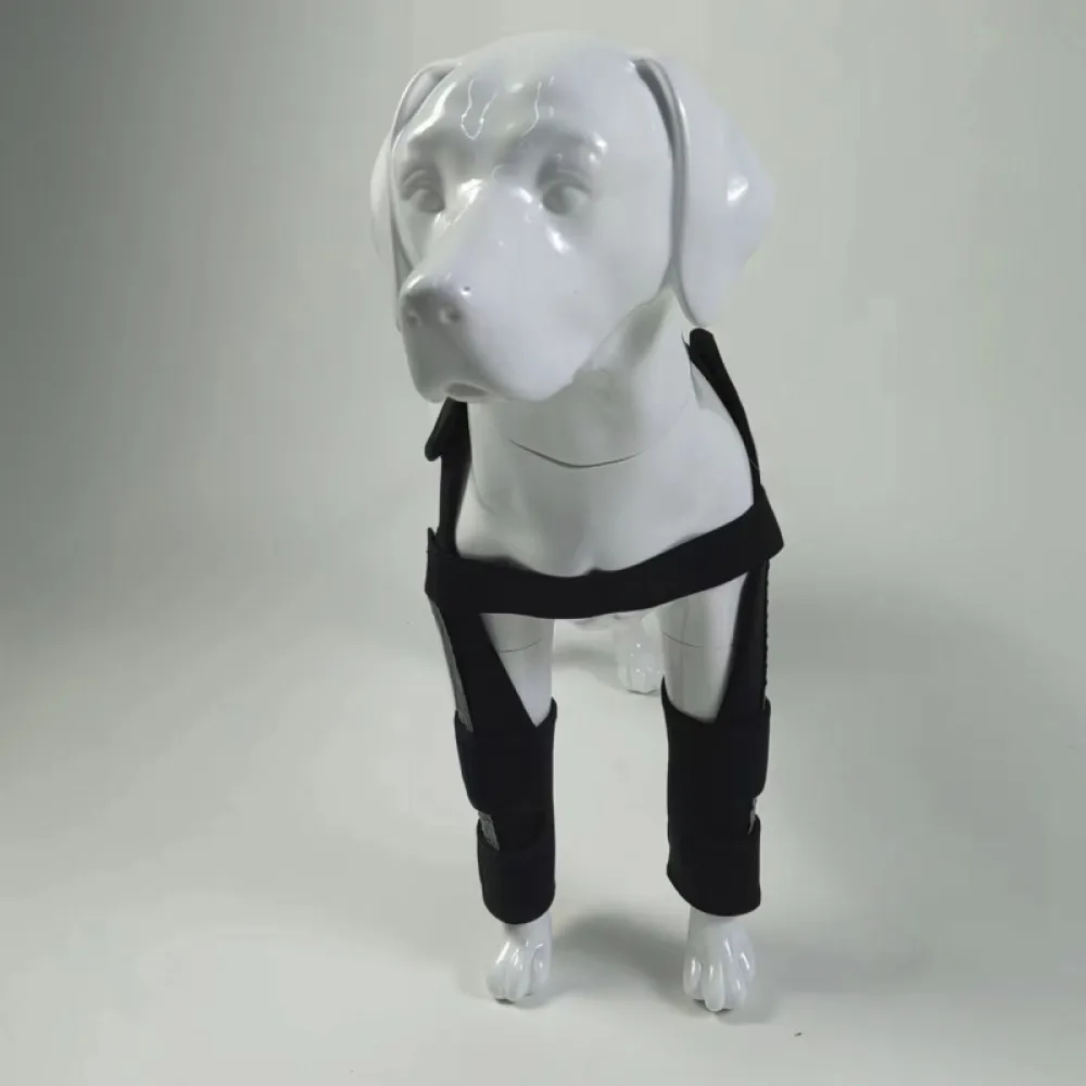 Classic Dog Front Leg Arthritis Brace Black
